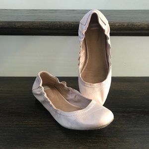 TOMS light pink ballet flats